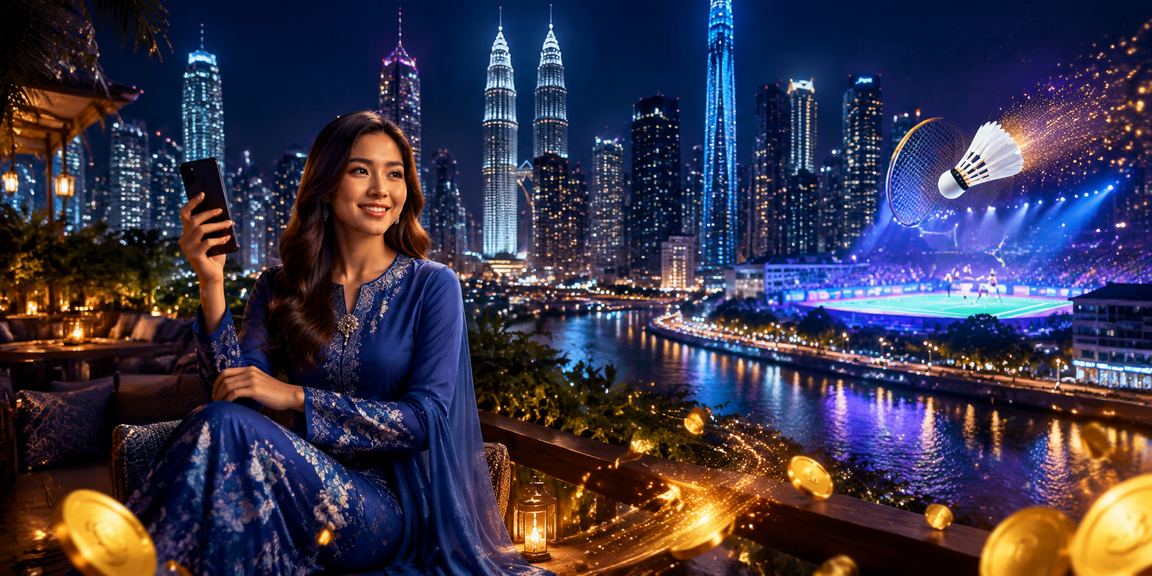 Pemain di Kuala Lumpur menyemak odds perlawanan sukan melalui telefon mudah alih uwin33